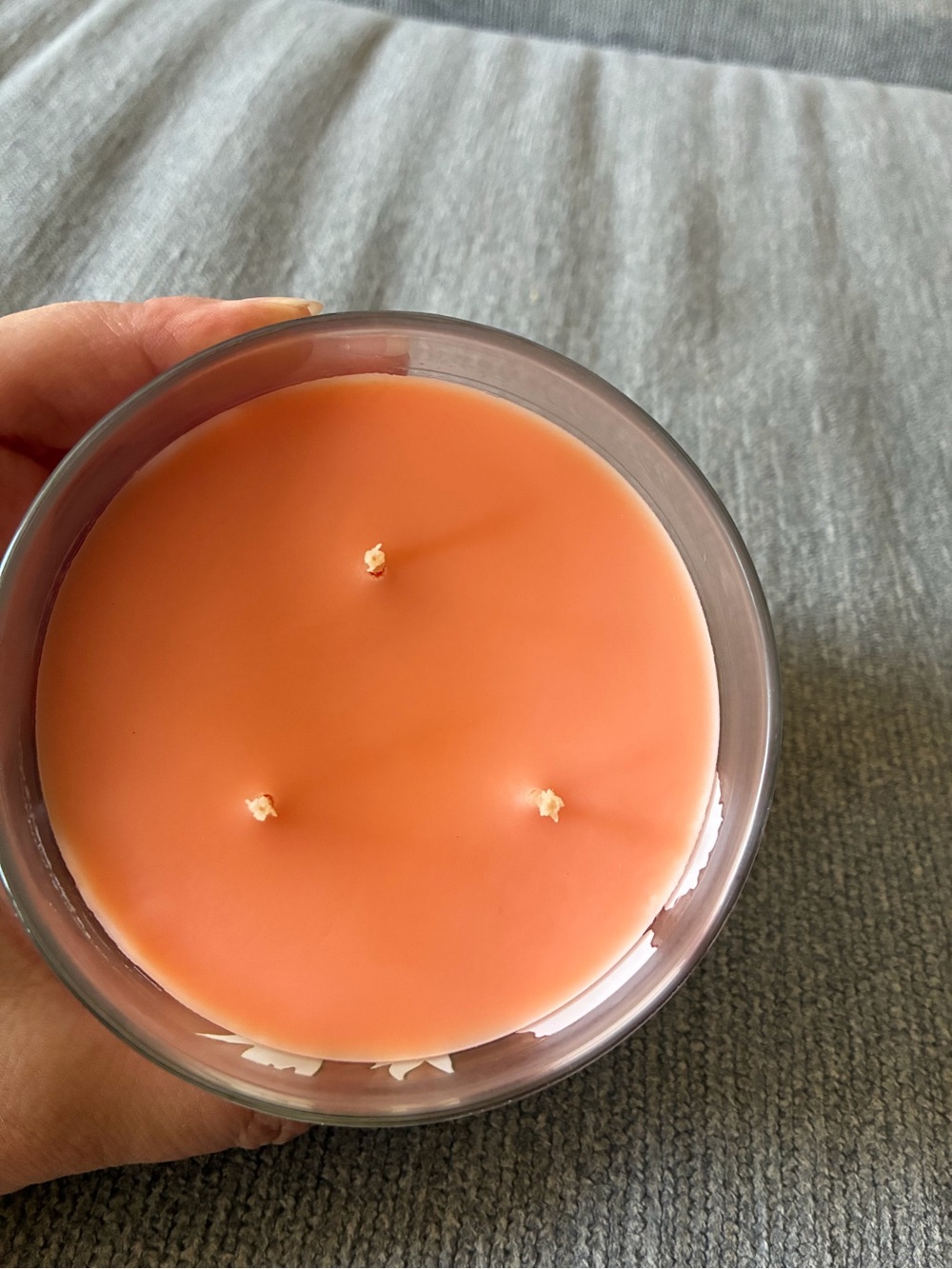 Bath & Body Works Georgia Peach 3 Wick Scented Candle - Peach - Picture 2 of 5